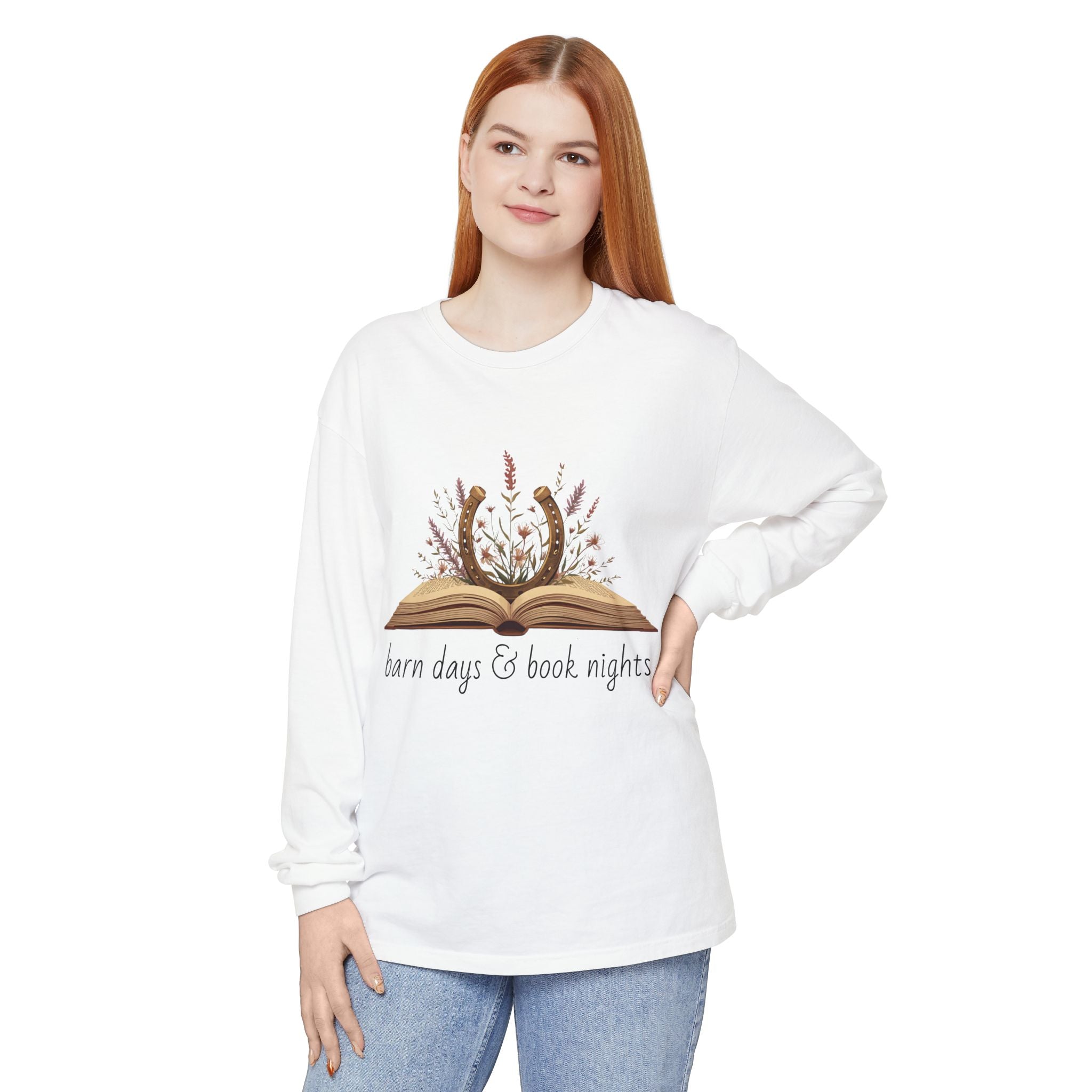 Barn Days & Book Nights Long Sleeve Tee